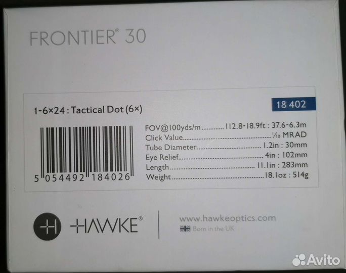 Новый оптический прицел Howke Frontier 30 1-6x24