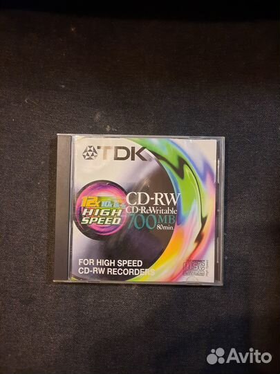 Диски Verbatim CD-RW700 mb 2x-4x Ирландия