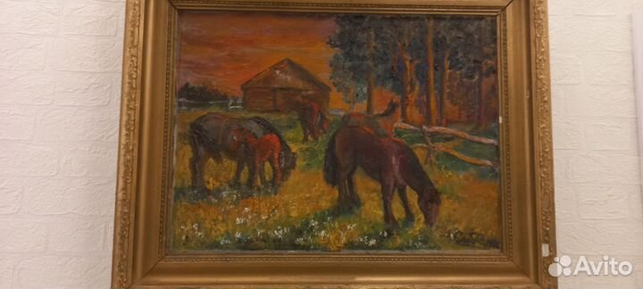 Картина маслом на холсте большая