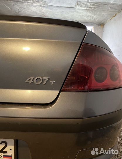 Лип спойлер Peugeot 407