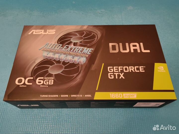 Видеокарта Asus Dual GeForce GTX 1660 Super OC EVO
