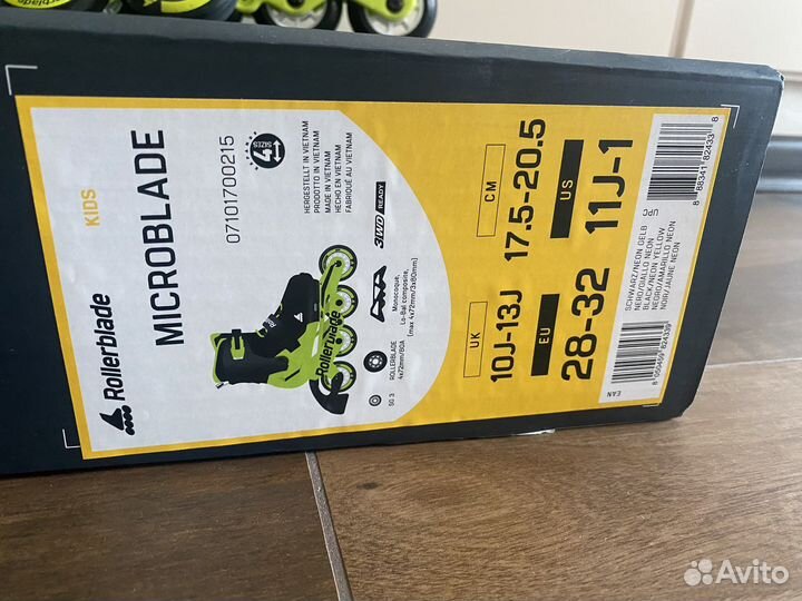 Роликовые коньки детские rollerblade