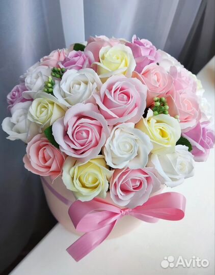 Букет из роз (мыльных) на 8 марта