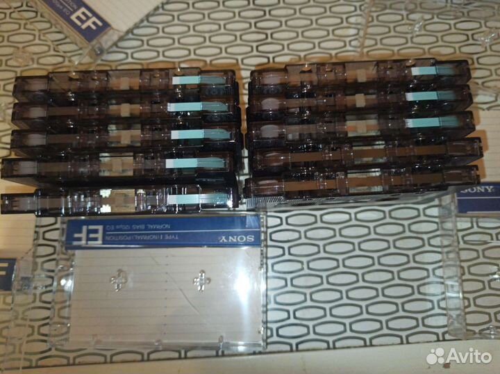 Аудиокассета Sony EF90 Made in Japan новые 1запись