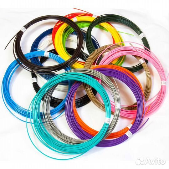 Пластик для 3д ручки ABS 20 цветов