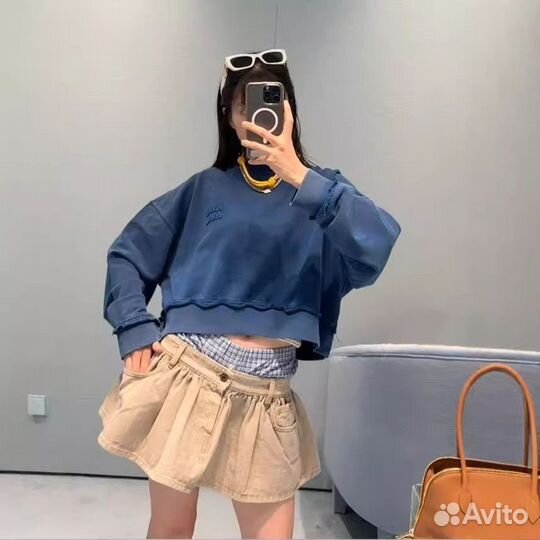 Толстовка miu miu