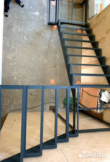 Лестницы с поворотом под ключ