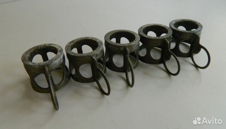 Набор подрюмников 5 шт лёгкий металл