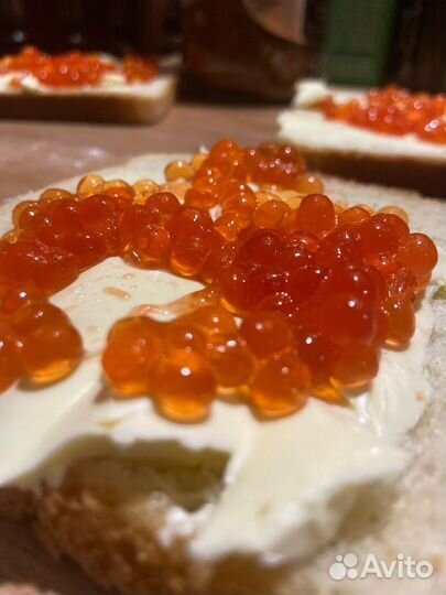 Красная икра кета