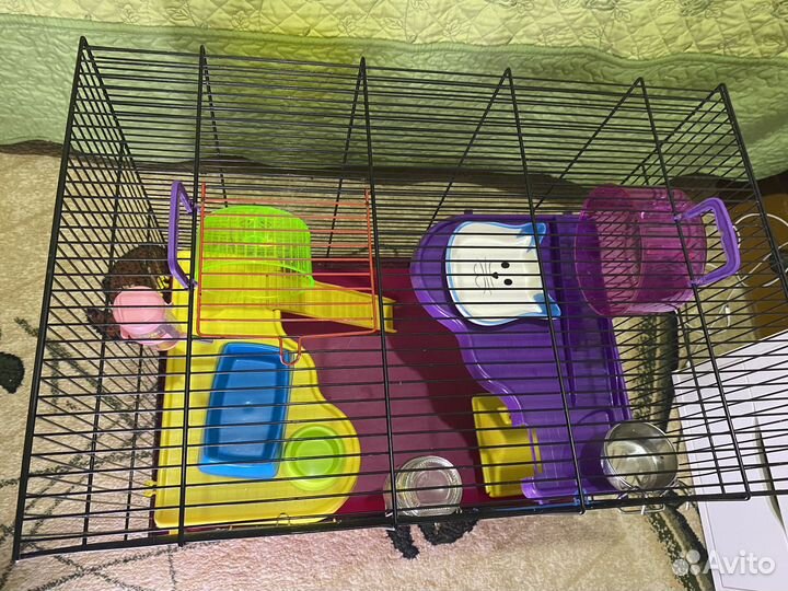 Большая клетка для грызунов бу