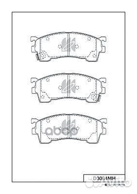 Колодки ford probe, mazda 323,626,premacy 97