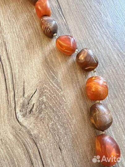 Буссы, ржерелье, колье, коралл