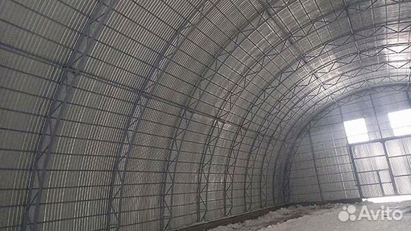 Быстровозводимый арочный ангар