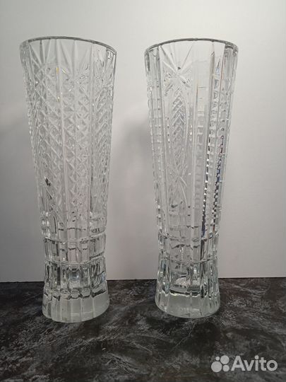 Вазы хрустальные