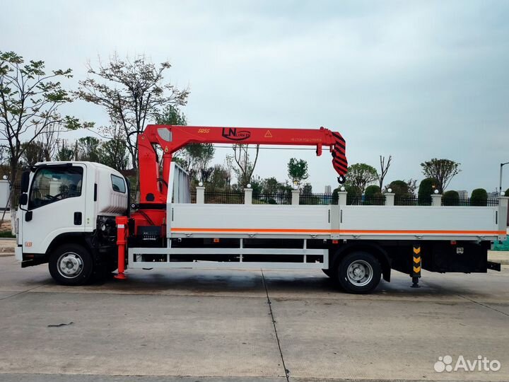 Isuzu Elf (N-series) с КМУ, 2024