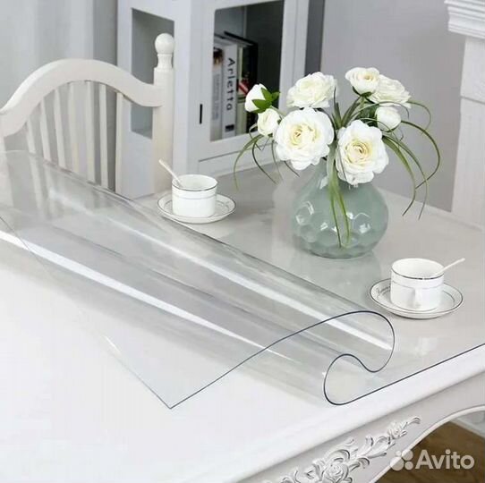 Скатерть на стол гибкое стекло