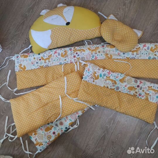 Бортики в детскую кроватку