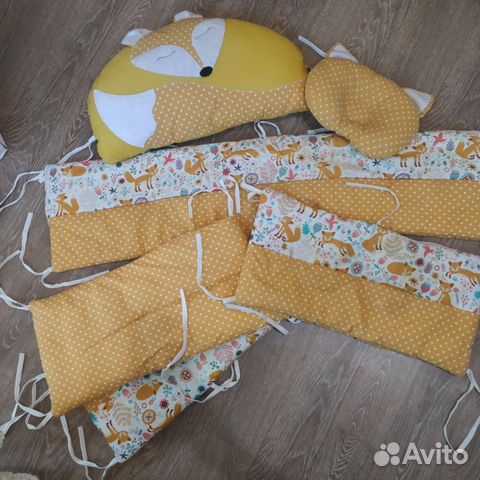 Бортики в детскую кроватку