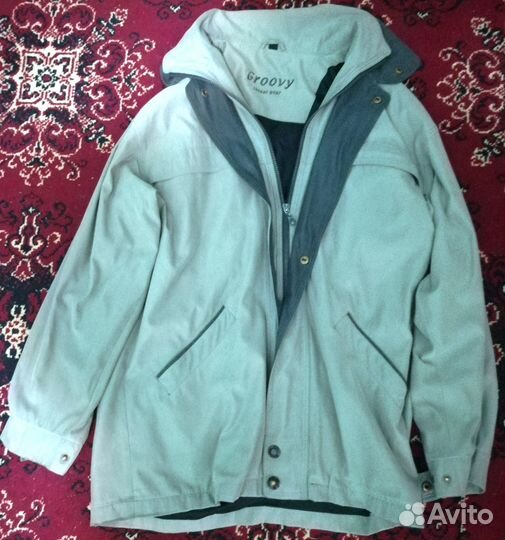 Мужской плащ ниже пояса р-р 54-56