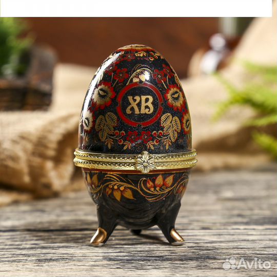 Яйцо пасхальное шкатулка керамика, новое