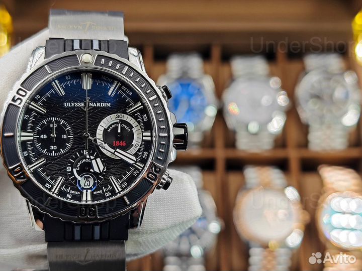 Ulysse Nardin Black Мужские часы кварцевые