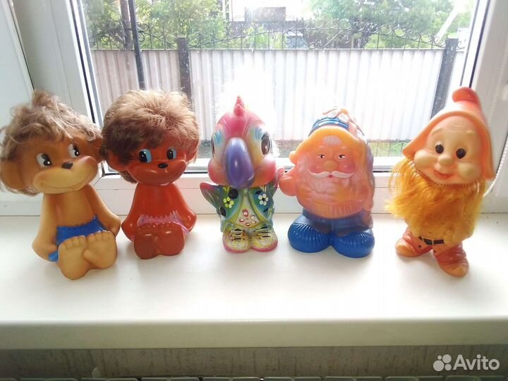 Резиновые игрушки СССР