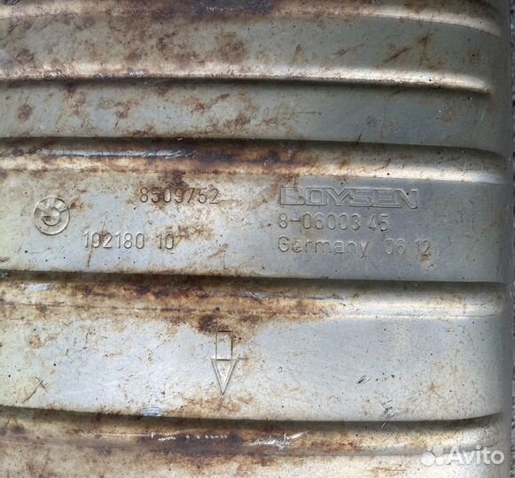 Выхлопная система BMW Х5 Е70 рестайлинг