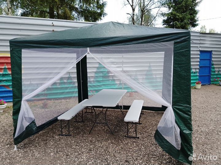Аренда шатра с москитной сеткой