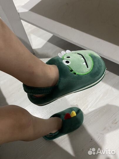 Тапочки домашние детские