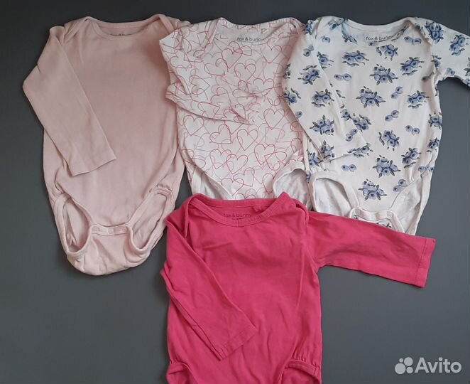 Одежда для девочки слипы, боди 62