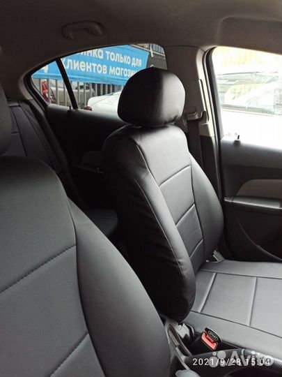 Авточехлы из экокожи для Лада Приора 1