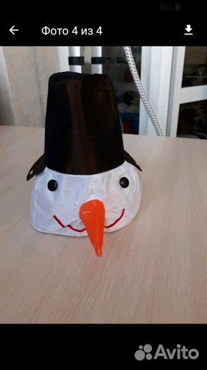 Новогодний костюм снеговик возможен прокат