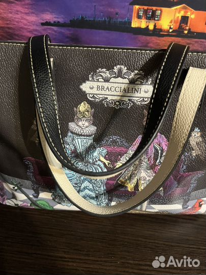 Сумка кожаная Braccialini