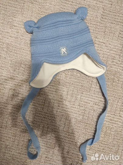 Шапка зимняя для малыша новая