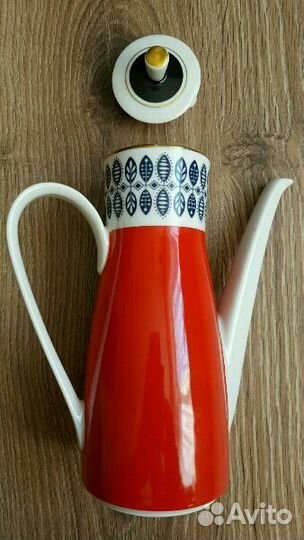 Чайник кофейник молочник Фарфор гдр