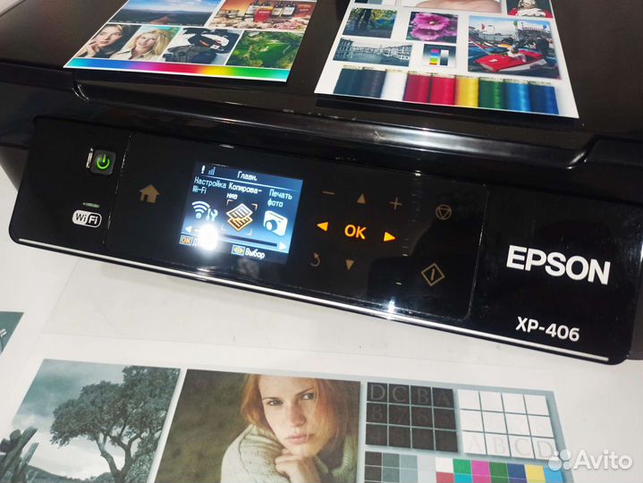 Мфу струйный Epson XP 406 с WiFi