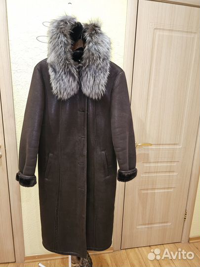 Дубленка женская зимняя 50 52. Возможен торг