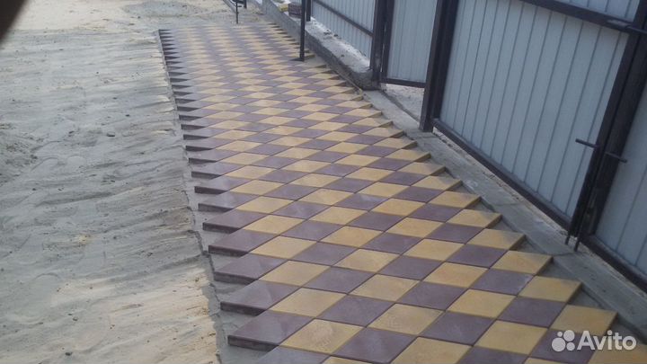 Укладка тротуарной плитки