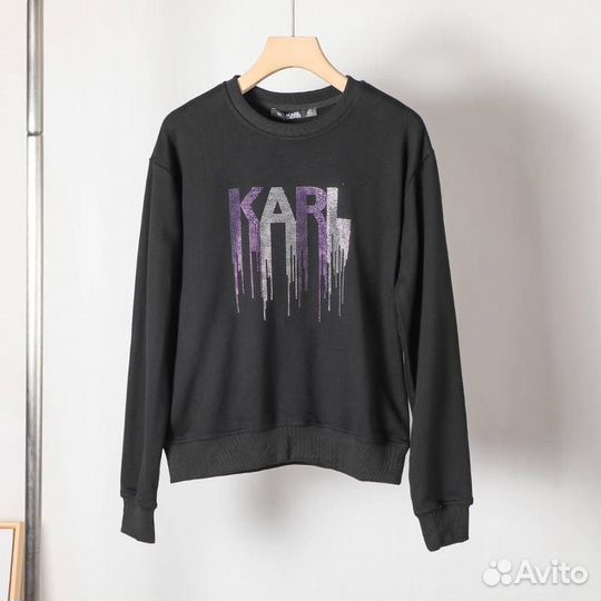 Свитшоты чёрные Karl Lagerfeld s/m оригинал