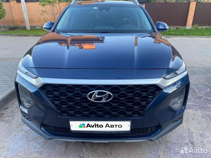 Hyundai Santa Fe 2.0 AT, 2019, 116 000 км