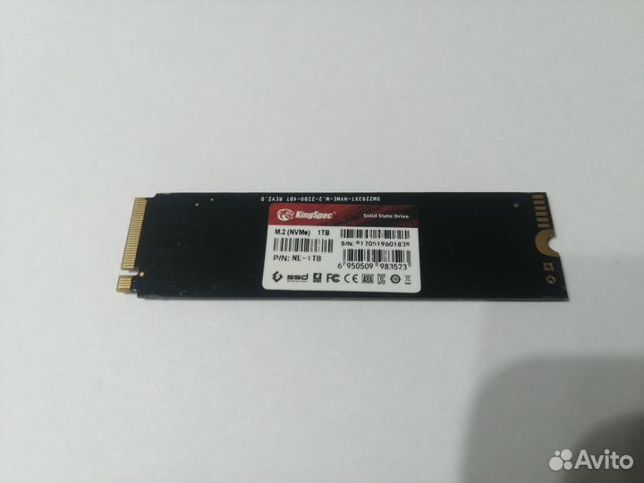 SSD m2 nvme kingspec 1 tb