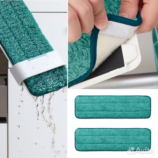 Швабра и насадки pepprig IKEA новые