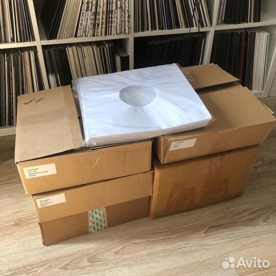 Бумажные конверты для виниловых пластинок