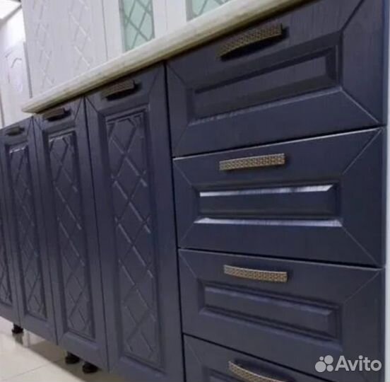 Кухня Агава Белая/Сапфир 2,0м