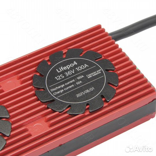 BMS lifepo4 12S 36V 100A симметрия