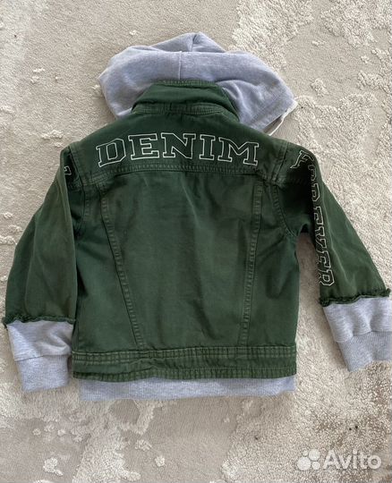 Ветровка джинсовка для мальчика 110