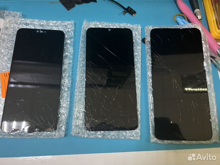 Дисплей iPhone, Samsung, Honor под переклей