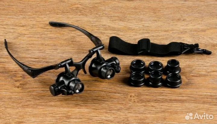 Лупа очки Kromatech MG9892 х10,х15,х20,х25 Новые