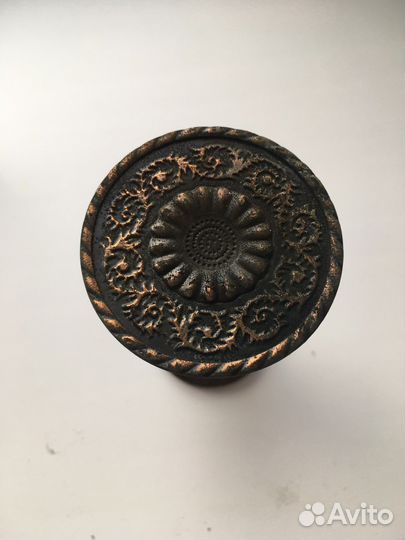 Ручка-кнопка дверная двойная винтаж СССР