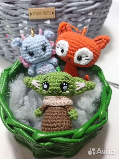 Вязаные игрушки, сувениры, брелоки. Ручная работа